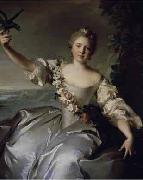 Jjean-Marc nattier Portrait of Mathilde de Canisy, Marquise d'Antin France oil painting artist